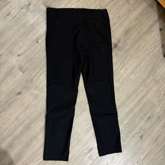 Nanette Lepore Womens Trouser Pants Tapered Leg Stretch Flat Front Black Size 12 - Picture 8 of 13
